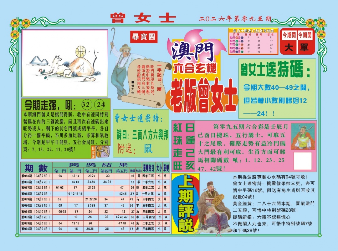 095期老版曾女士A[图]