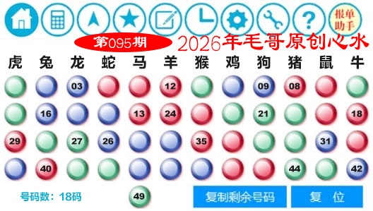 095期毛哥心水[图]